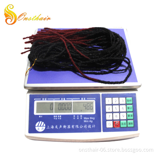 Sister Locks Afro Crochet Braids Color 20 Inch Blonde Brown Bug Synthetic Hair for Women Faux Locs Crochet Hair
